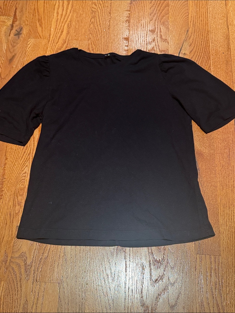 Monrow black puff sleeve tshirt size small